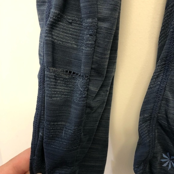 Athleta Blue Long Sleeve Running Shirt - Picture 7 of 10